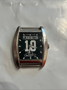 Penningtons Silver-Tone Men's Watch with Dark blue  Dial and '10', never used